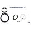Door Handle Repair Kit Includes 10 Springs and 10 Circlips