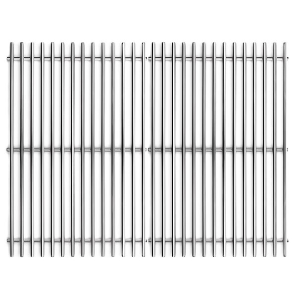 Barbqtime 17.5" Grill Grate for Weber Spirit 300 & Spirit ii 300 Series Gas Grill, 304 Stainless Steel Grill Grates Replacement for Weber Spirit E-310, E-320, E-330, Spirit S-310, S-320, S-330