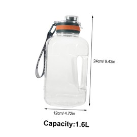 Alipis Unisex Large Capacity Water Cup Sports Bottle Portable Fitness Water Bottle