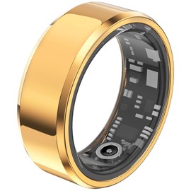 Smart Ring Android Fitness Tracker Ring Smart Rings for Men Women Smart Ring Heart Rate Waterproof Smart Ring with Pedometer Sleep Tracker Ring iOS Smart Workout Fitness Ring Stainless Steel