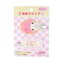 Sanrio My Melody Bangs Clip, Pastel Checker, Hair Clip, My Melody, 2.3 x 3.0 x 0.4 inches (5.8 x 7.7 x 1 cm), Character SANRIO 122505