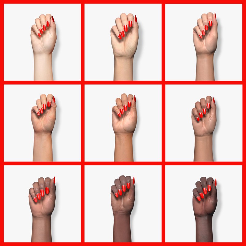 essie Nail Polish, Salon-Quality Orange Red Nail Polish, Vegan, Clambake,