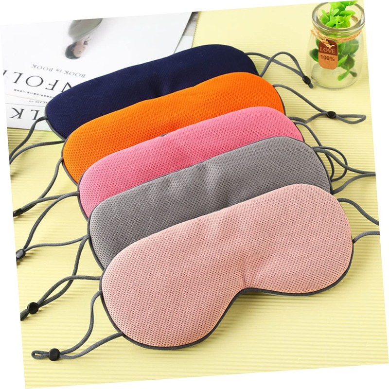 TOVINANNA 1Pc Dual Sided Shading Eye Mask Use Silk Eye