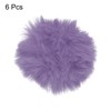 QUARKZMAN Pack of 6 Fur Microphone Wind Protection 10 mm