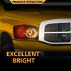 ANDPLAY Headlights w/Bulbs Compatible with Dodge Ram 1500 2006 2007