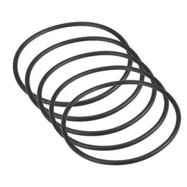 Kozelo 5Pcs Universal Sewing Machine Motor Stretchable Belt - [ 15"(377mm) Perimeter x 3/16" (5mm) Thick]for Household Sewing Machines Accessories Use, Black