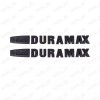 GM 2x Matte Black Allison Transmission Duramax Hood Emblem Badge