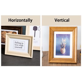 marysgift Photo Frame 4x6 Anniversary Wedding Gifts for Her Him Contemporary Wooden Picture Fram for Couples Wife Husband (Wood,6")