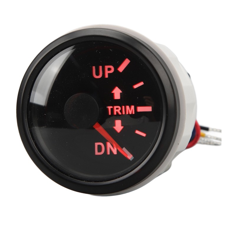 52MM Boat Trim Gauge Stainless Steel DC9 to 32V UP
