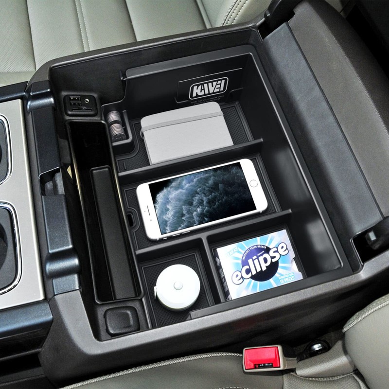 HGWEI Center Console Organizer Tray Compatible with Chevy Silverado/GMC Sierra