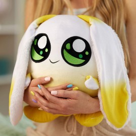 Doomlings - Lucky Plushie, 10" Squishy Bunny Rabbit Plush Toy, Stuffed Animal | Adorable Kawaii Soft Plush Pillow, Cute Plushie, Birthday Gifts for Girls and Boys
