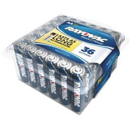 Rayovac 81536PPK High Energy Premium Alkaline Battery, AA, 36/Pack