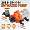 RV Water Pump 12V Quiet, 3.5GPM 45PSI Self-Priming RV Water