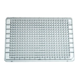 BrandTech 781620 Polystyrene F-Bottom 384 Well Brandplates Microplate, Non-Treated, 100 microliter Well Capacity, Transparent (Pack of 50)