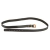Black Leather Trunk Strap with Brass Plated Buckle | Furniture