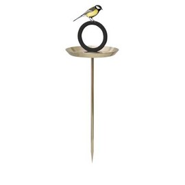 Born in Sweden Gold Plated Round Bird Bath - Not Applicable