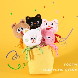 Pawdea Silvervine Chew Sticks for Indoor Cats, Catnip Toys for Indoor Cats, Kitten Chew Toys Teething Cat nip Toys for Indoor Cats Teething Toys for Kittens(Red)