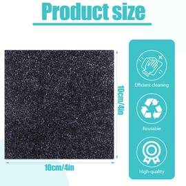 IKOPFLN 6-teiliges nano sparkle tuch für Autokratzer,nanosparkle tuch original Nano-Glitzertuch für die Autopflege (10 x 10 cm)