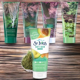 St. Ives Skin Moisturizing Skin Care Scrub Avocado & Honey 5pcs 170g / 세인트이브스 피부촉촉 피부관리 스크럽 아보카도 앤 허니 5개 170g