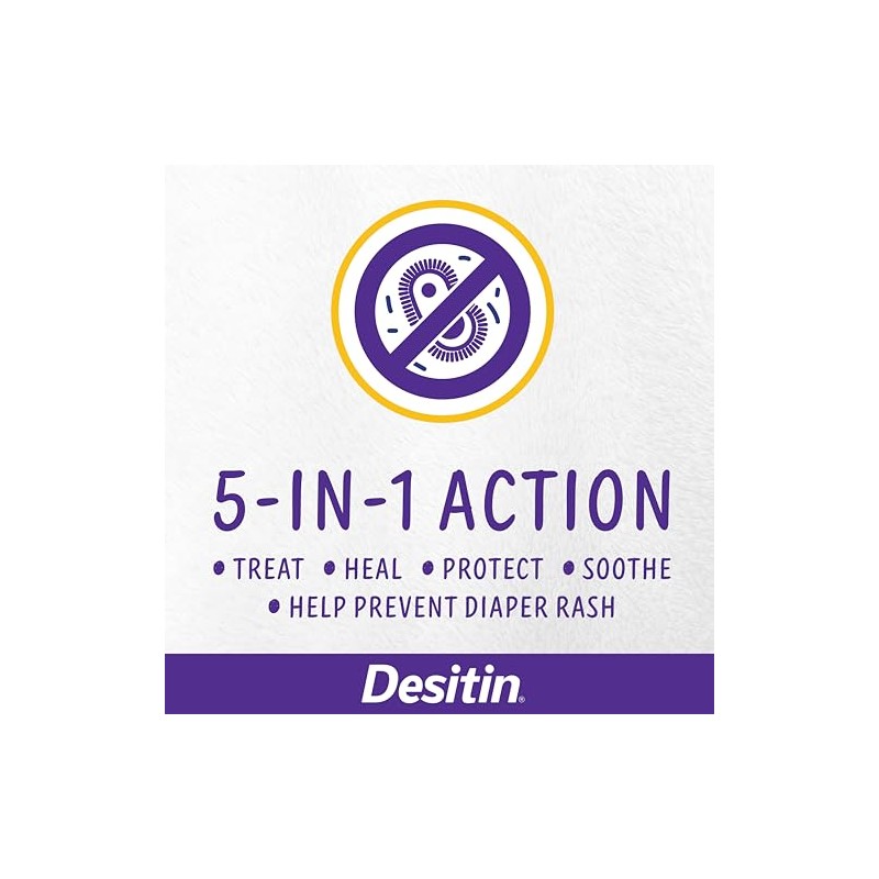 Desitin Maximum Strength Paste, 40% Zinc Oxide Paste, Diaper Rash