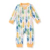 Burt's Bees Baby Boys Footless Pajamas, Sleep and Play Loose Fit, 100% Organic Cotton Soft One-piece PJs, Sizes NB to 6-9 Months