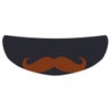 Mustache Universal Perforated Motorcycle Helmet Visor Tint Shield Sticker Decal