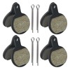 MOACCE [4 Pairs/Set] Bicycle Disc Brake Pads Compatible Models Tektro