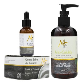 Kit Mc Life, Anticelulitis  Serum  Crema Baba De Caracol Momento De Aplicacin Danoche Tipo De Piel Todo Tipo De Piel                                  