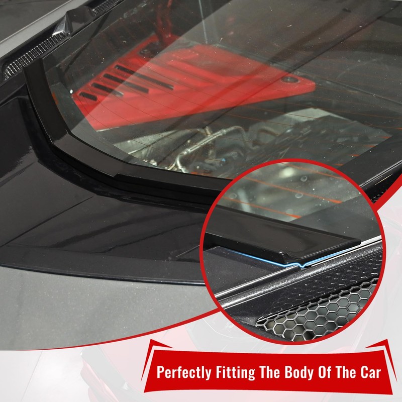 Bracingo Upgraded Rear Engine Bay Vent Cover Trim fit for