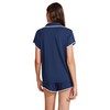 Eberjey Frida Shortie Pj Set Navy/Ivory MD