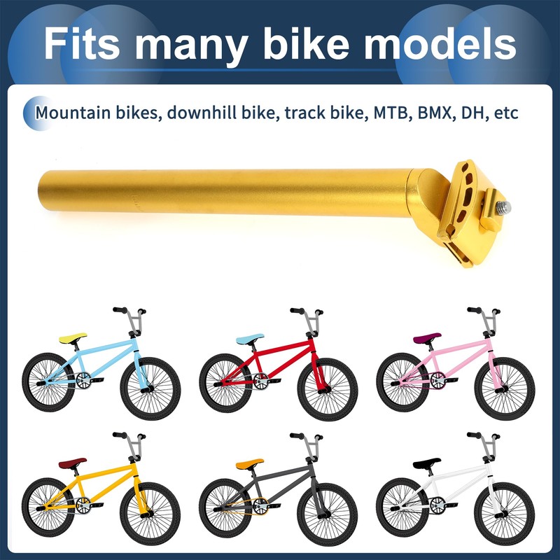 INFINAUTO Bike Seat Post 30.9x300mm Bike Saddle Post Seat Tube