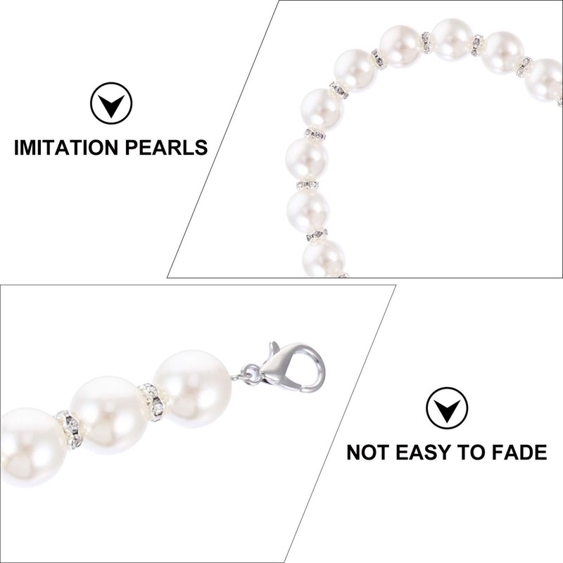 WINOMO Pearl Strap, Bag Handle, Handle, Replacement Chain Strap, Pearl