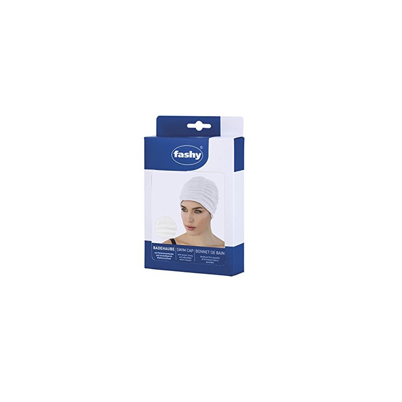 Fashy Women fabric swim caps Fabric Swim Cap With Plastic