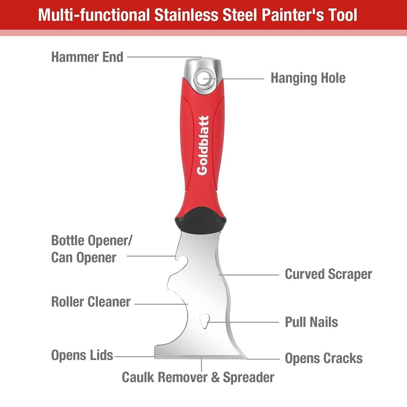 Goldblatt Stainless Steel Joint Knives 3PC 4'' 5'' 6'' Putty