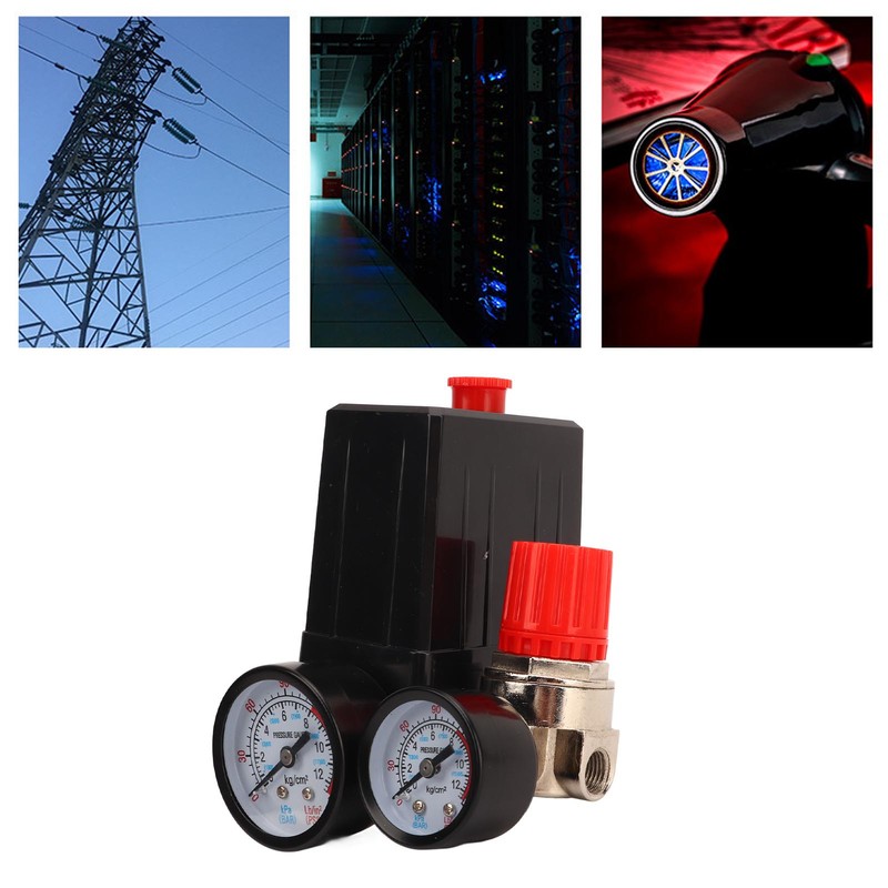 Air Compressor Pressure Switch 0~180PSI Control Valve Kit Replacement Parts