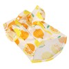 Dog Summer Shirts Lemon Print Breathable Cool Hawaiian Dog Shirts