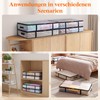 Lifewit Pack of 3 Transparent Plastic Underbed Storage Bags, 60