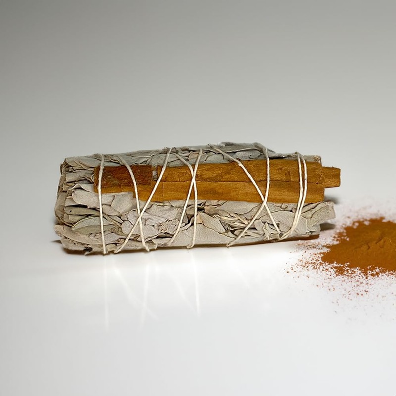 VIE Smudge Sticks, White Sage and Cinnamon 4", Pack of