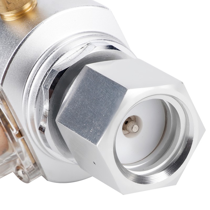 Mini CO2 Gas Regulator Soda Water Pressure Reducing Valve Adapter