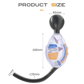 Flaconi Car Antifreeze Tester,Antifreeze Tester,Coolant Tester,Car Anti-Freeze and Coolant Tester,Automotive Antifreeze Tester,Antifreeze Freezing Point Tester,Suitable for All Vehicle Types