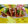 Unbranded Adobo al Pastor marinade sauce chili cooking tacos with