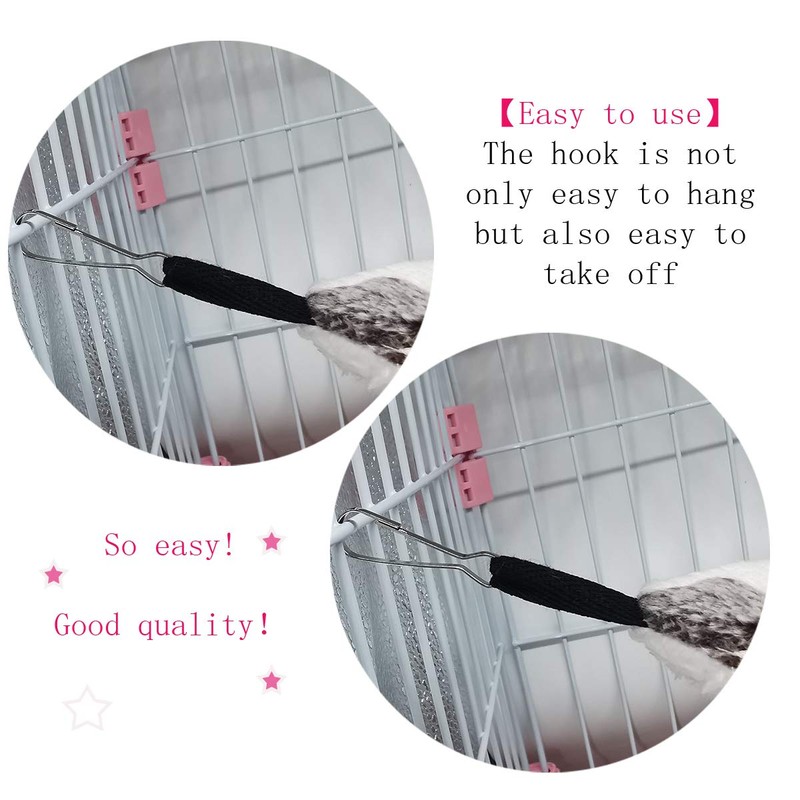 LEFTSTARER Bunkbed Sugar Glider Hammock, Ferret Beds, Small Pet Cage
