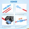 Nilight 400 Pcs Spade Terminals Nylon Quick Disconnect Male and