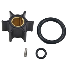 Outboard Engine 386084 0386084 0777817 777817 Water Pump Impeller with Key O-Ring for Johnson Evinrude OMC BRP 8HP 9.9HP 15HP Boat Motor, fit Sierra 18-3050