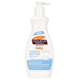 Palmer's Cocoa Butter Formula Loción Corporal Humectante Bebé, Piel Seca y Delicada, Manteca de Cacao, Vitamina E y Aloe, Hipoalergénica, Humectación 48 Horas, Dermatológicamente Probada, 400ml