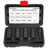 BILITOOLS Lug Nut Socket Set, 1/2 inch Drive Non-Marring Impact
