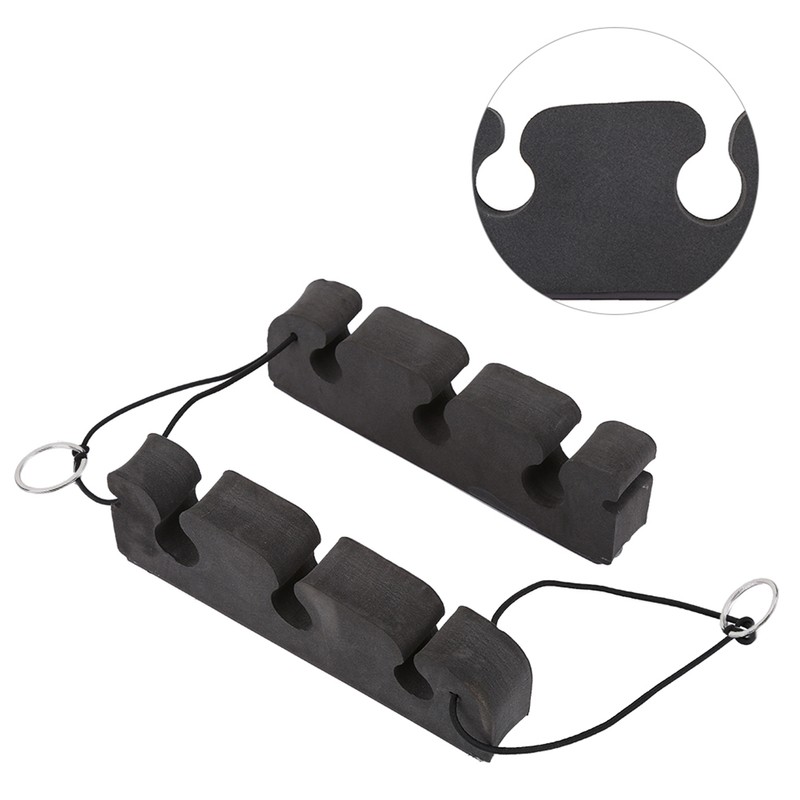 2Pcs Portable Magnetic Density Foam Fly Fishing Rod Holder Car