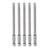 HARFINGTON 5pcs 5/32" Hex Screwdriver Bit SAE 1/4" Hex Shank
