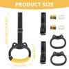 LYPPUL Gymnastics Rings for Kids, Home Exercise Rings,Fitness Children Trapeze