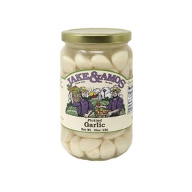 Jake & Amos Amish Style Recipes Pickled Garlic Cloves- 16 oz. Jar (3 Jars)